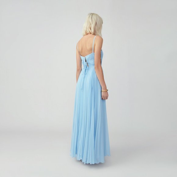 Fame and Partners Pleated Side Cutout Dress - prom/eventSize 10- NEVER WORN - Picture 9 of 10